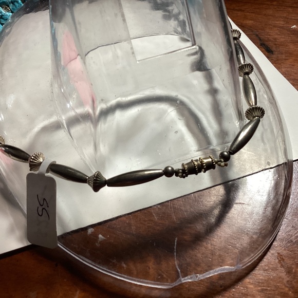 NAVAJO OOAK TURQUOISE & STERLING NECKLACE. JAY KING ? - Picture 3 of 12